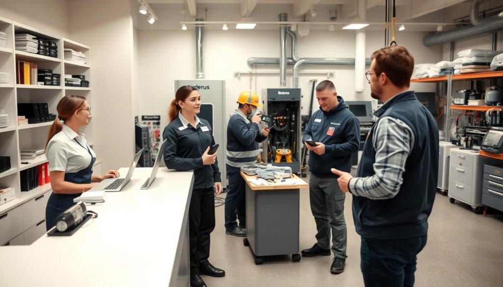 kontakt z serwisem Buderus